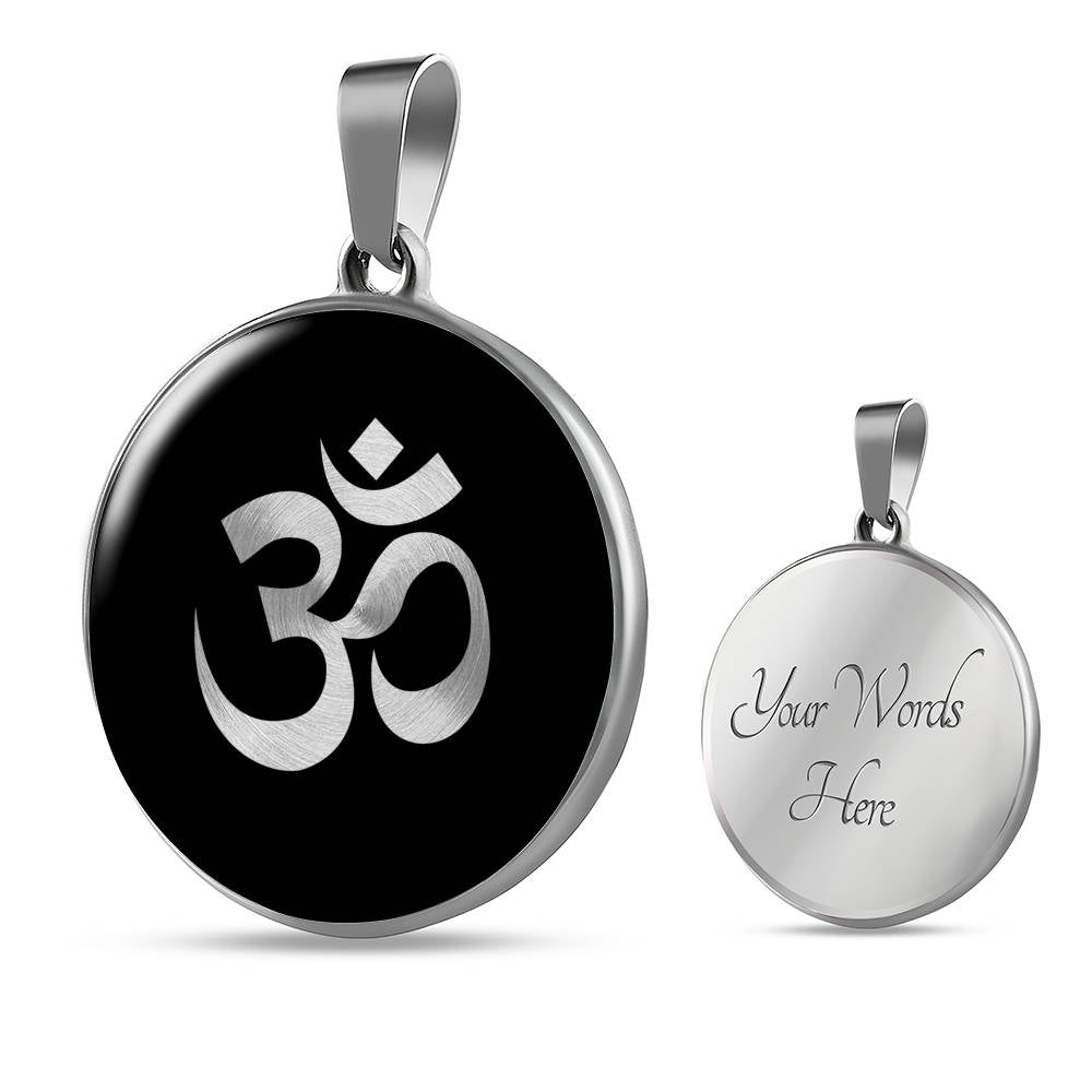 Om necklace - yoga jewelry