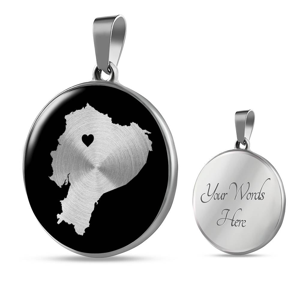 Ecuador Necklace - Ecuador Gift