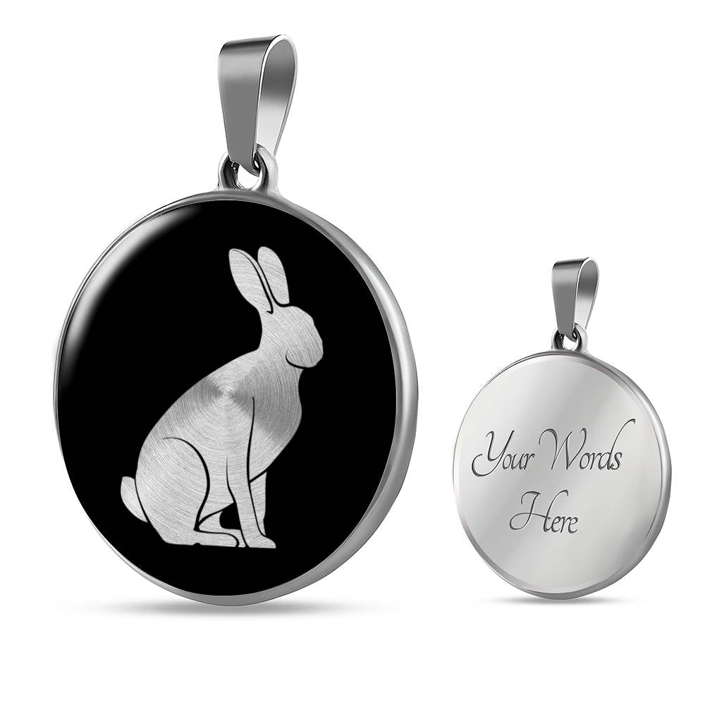 Bunny Necklace - Rabbit Necklace