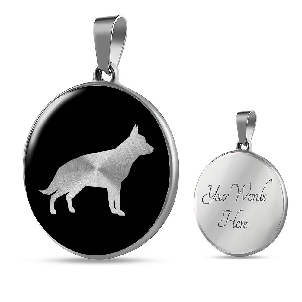 German Shepherd Necklace - German Shepherd Gift