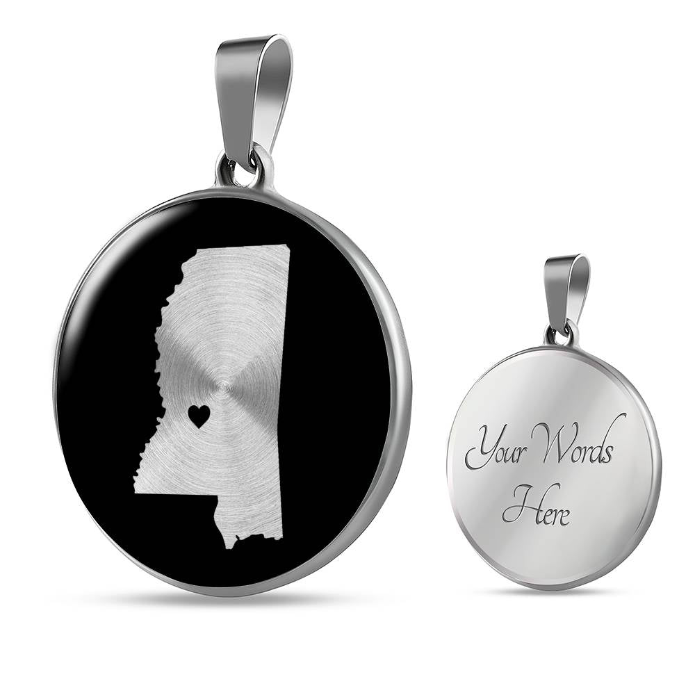 Mississippi Necklace - Mississippi Gift