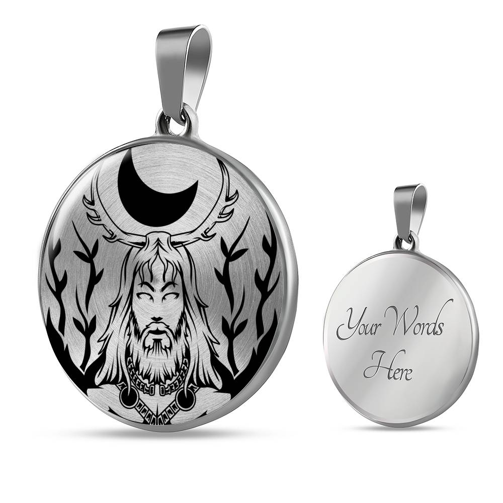 Cernunnos Necklace -  Horned God of the Forest