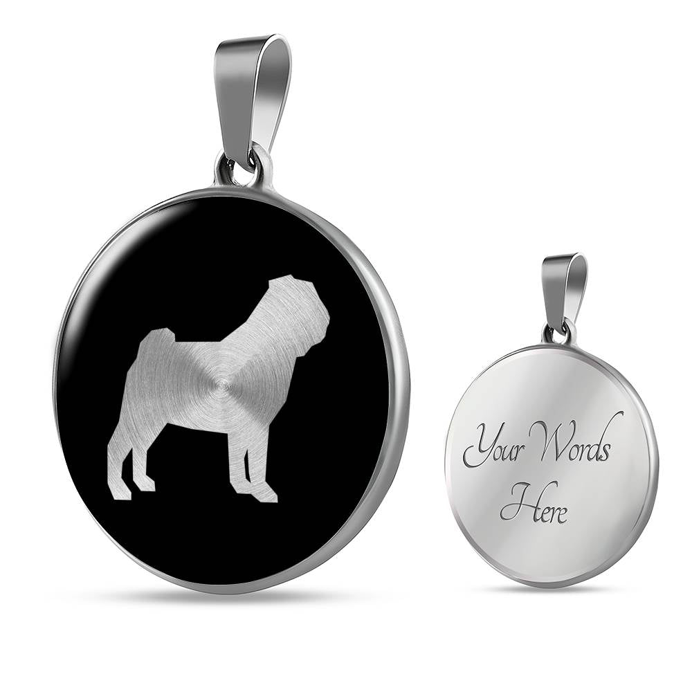 Pug Necklace - Pug Gift
