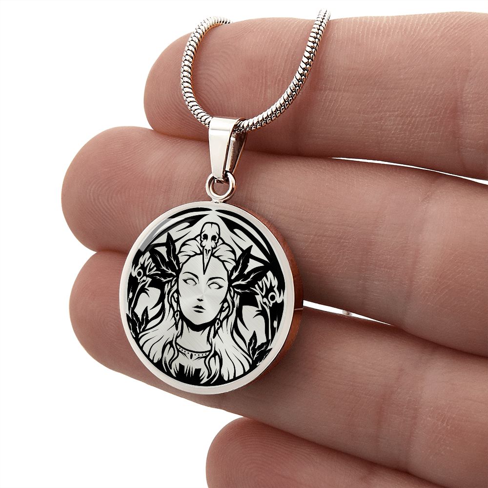 Morrigan Necklace - Goddess of death and war