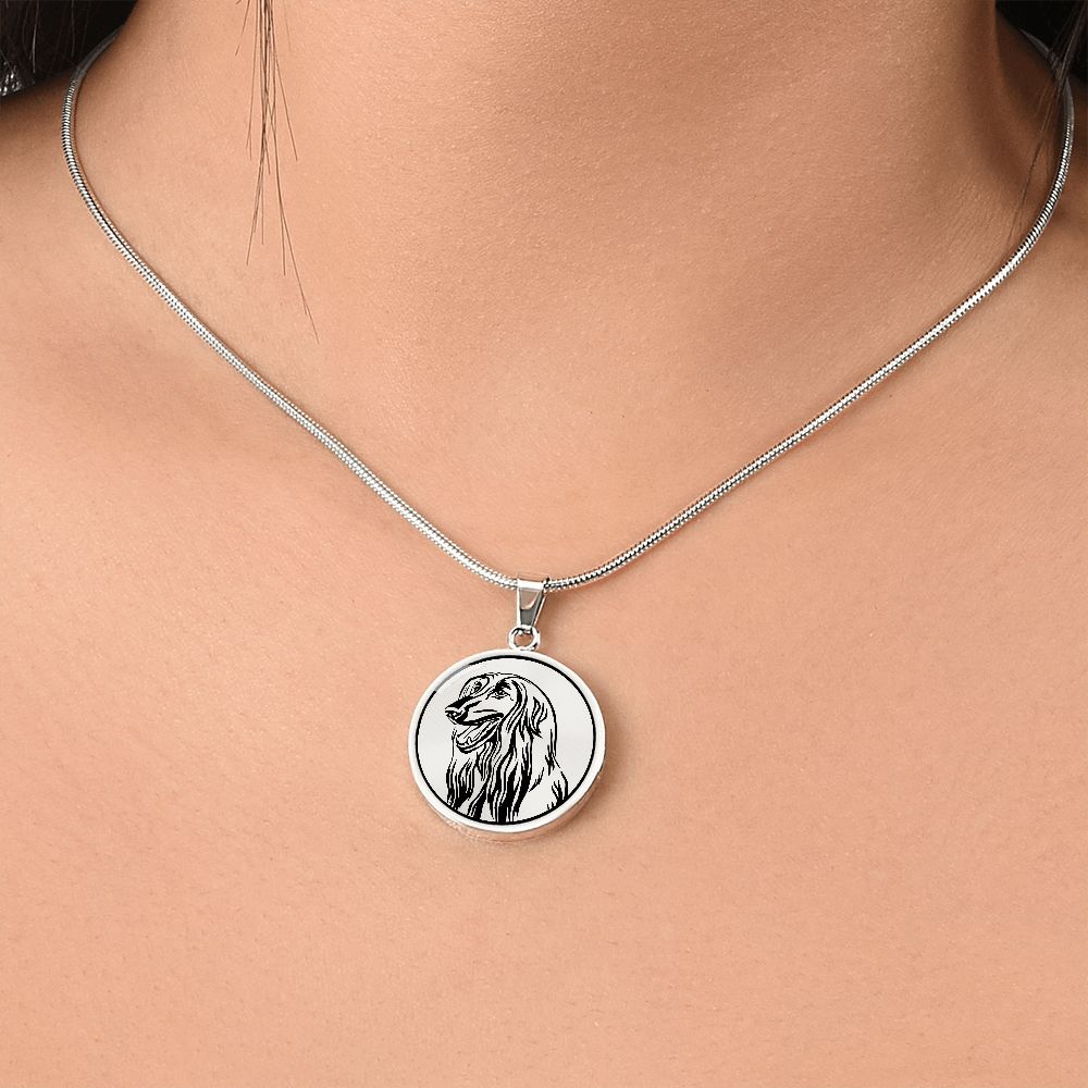 Afghan Hound Necklace