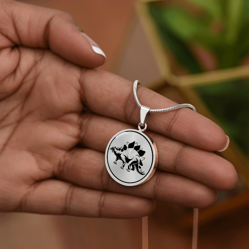 Stegosaurus Dinosaur Necklace
