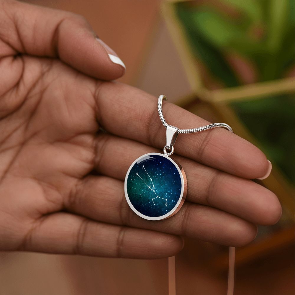Taurus Necklace - zodiac necklace, constellation necklace