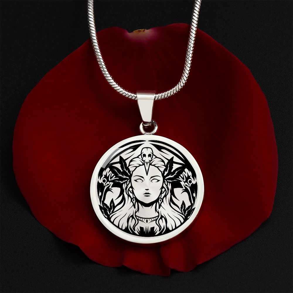 Morrigan Necklace - Goddess of death and war