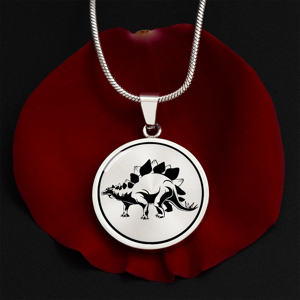 Stegosaurus Dinosaur Necklace