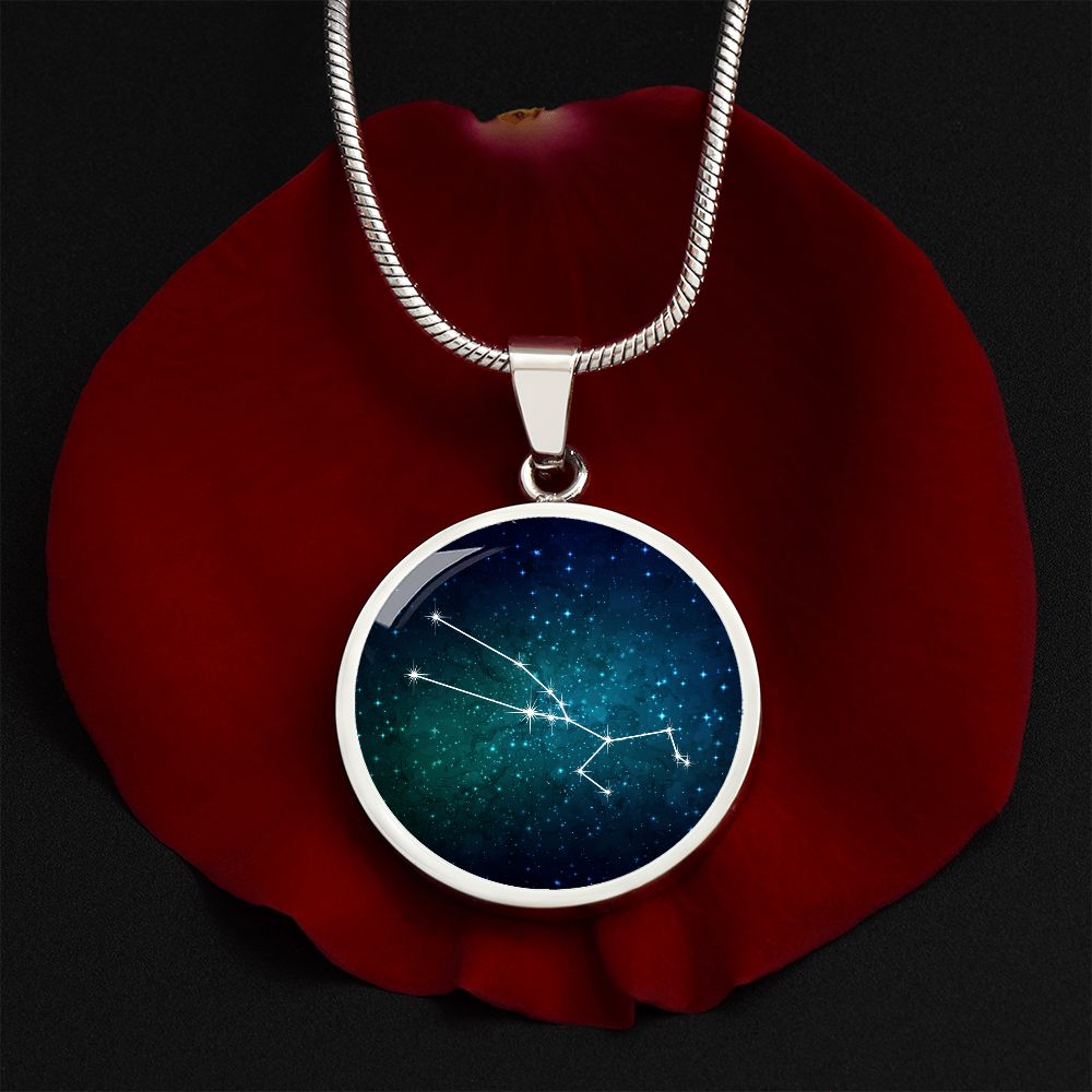Taurus Necklace - zodiac necklace, constellation necklace
