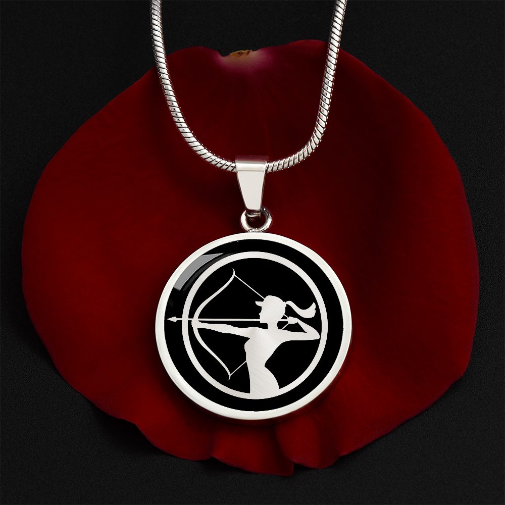 Woman Archery Necklace