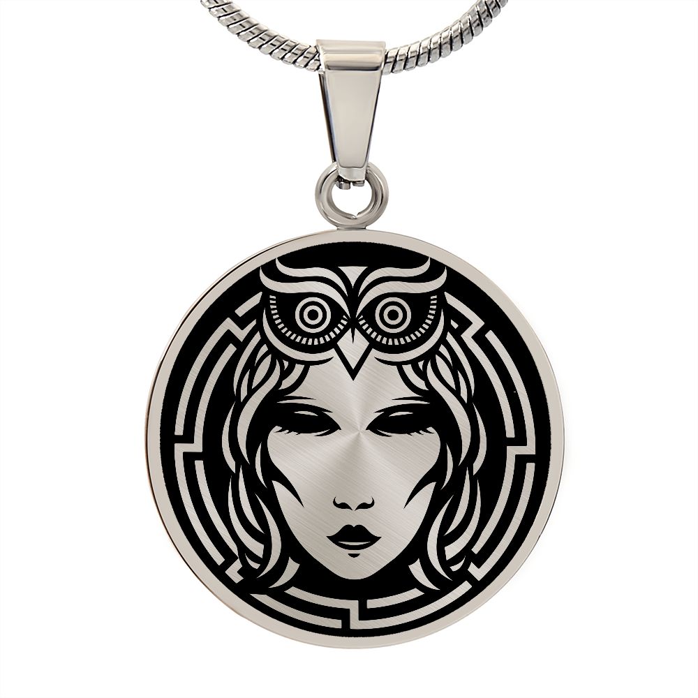 Athena Necklace - Goddess of War and Wisdom