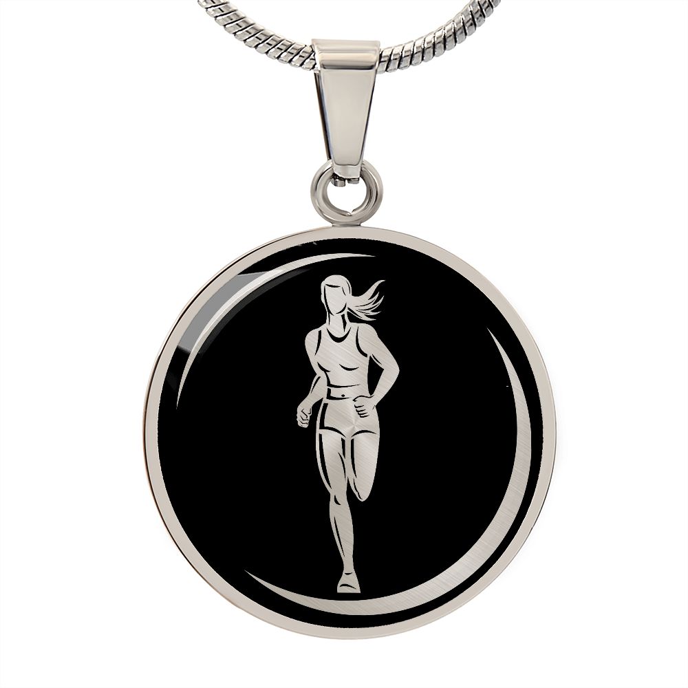 Woman Marathon Necklace