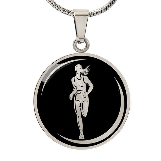 Woman Marathon Necklace