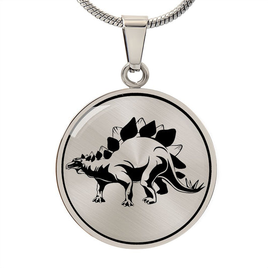 Stegosaurus Dinosaur Necklace