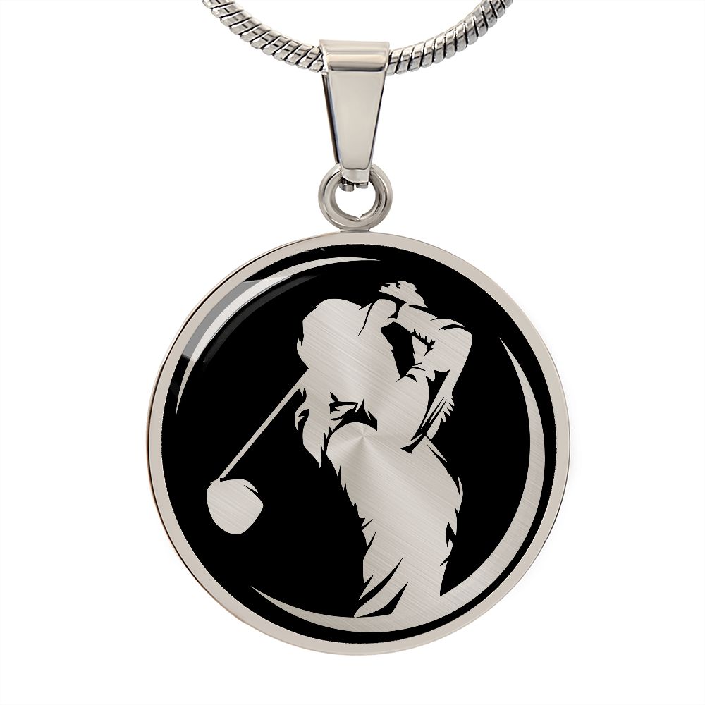 Woman Golf Necklace