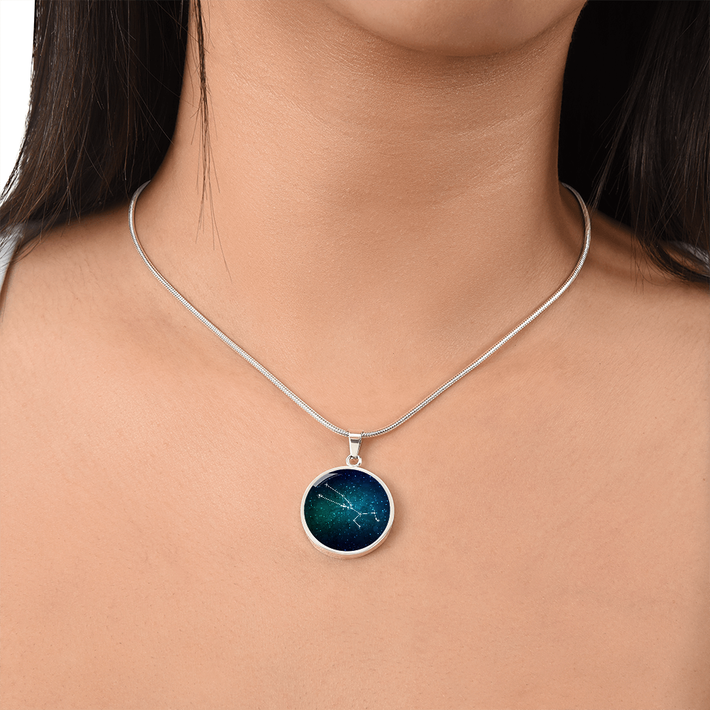 Taurus Necklace - zodiac necklace, constellation necklace