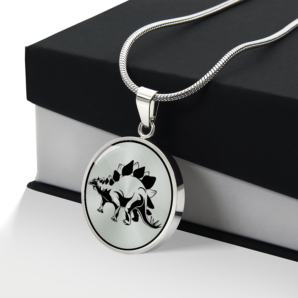 Stegosaurus Dinosaur Necklace