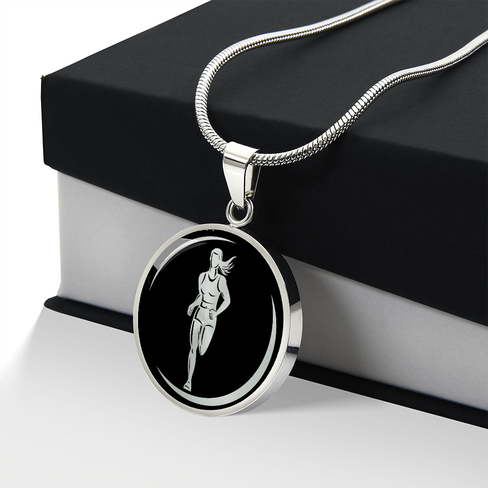 Woman Marathon Necklace