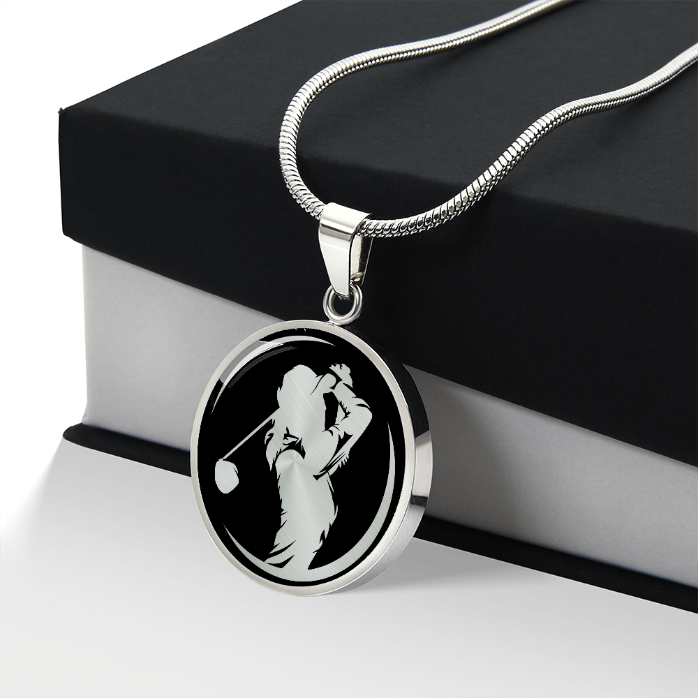 Woman Golf Necklace