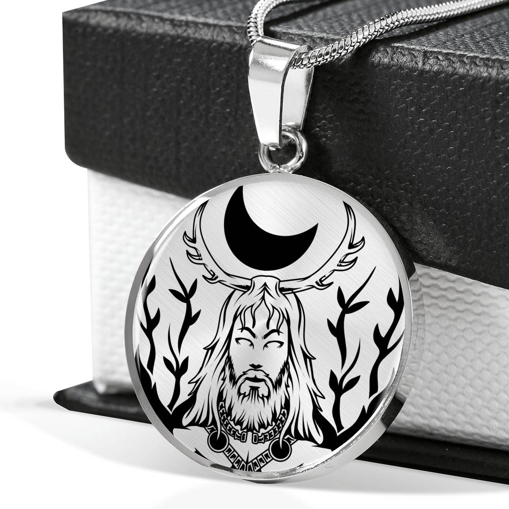 Cernunnos Necklace -  Horned God of the Forest