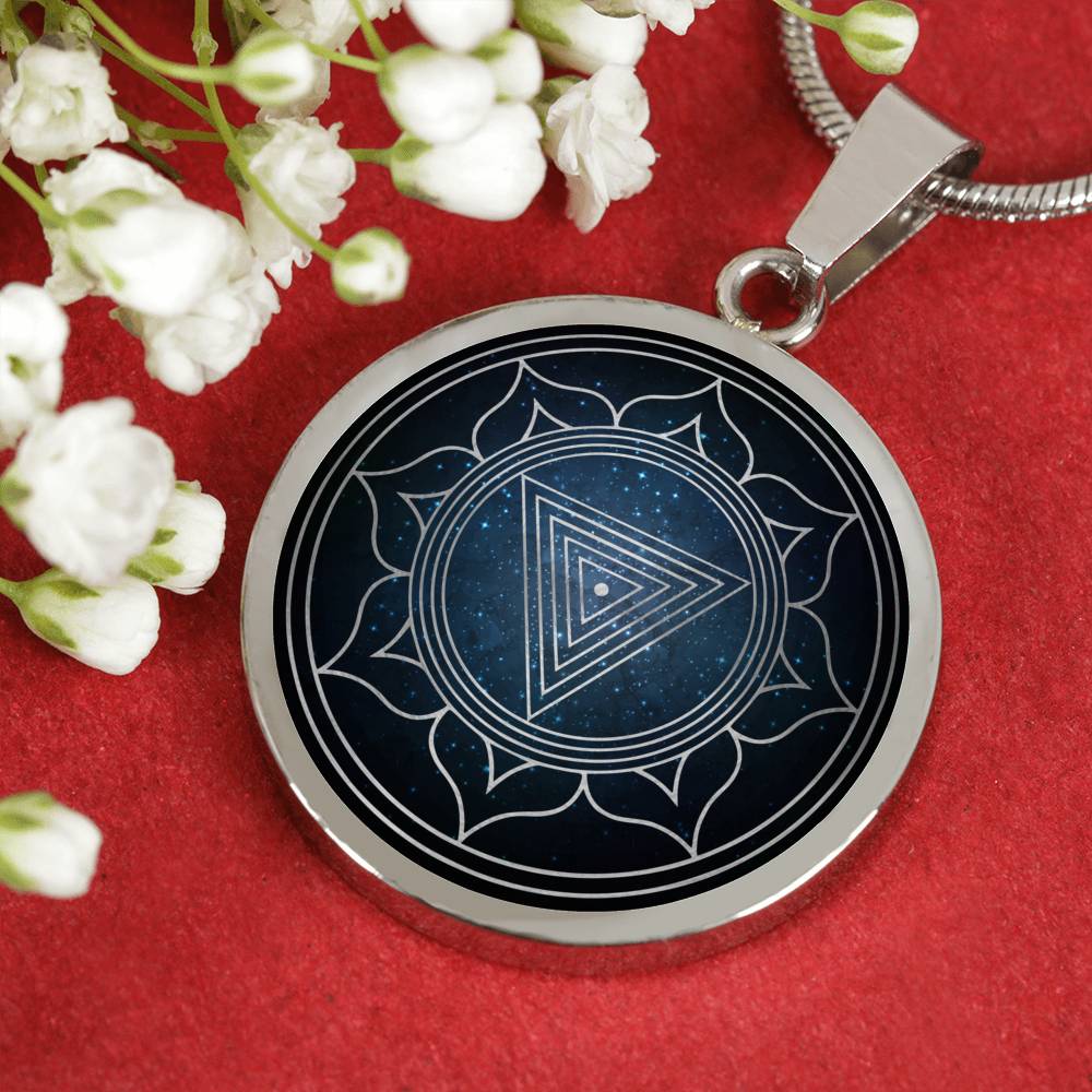 Kali Yantra Pendant - Sacred Geometry Necklace