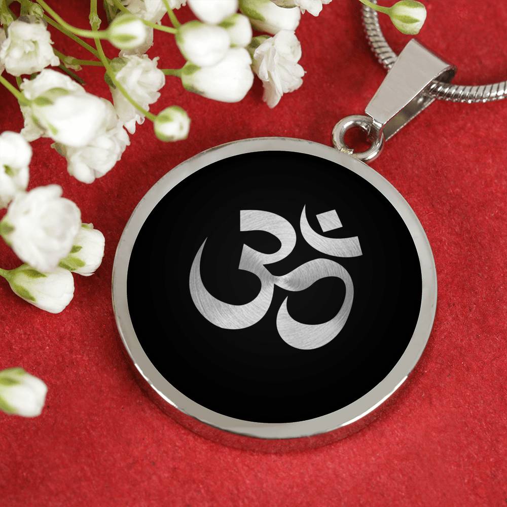 Om necklace - yoga jewelry