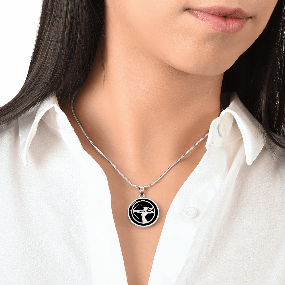 Woman Archery Necklace