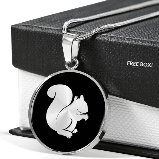 Squirrel Necklace - Squirrel Gift