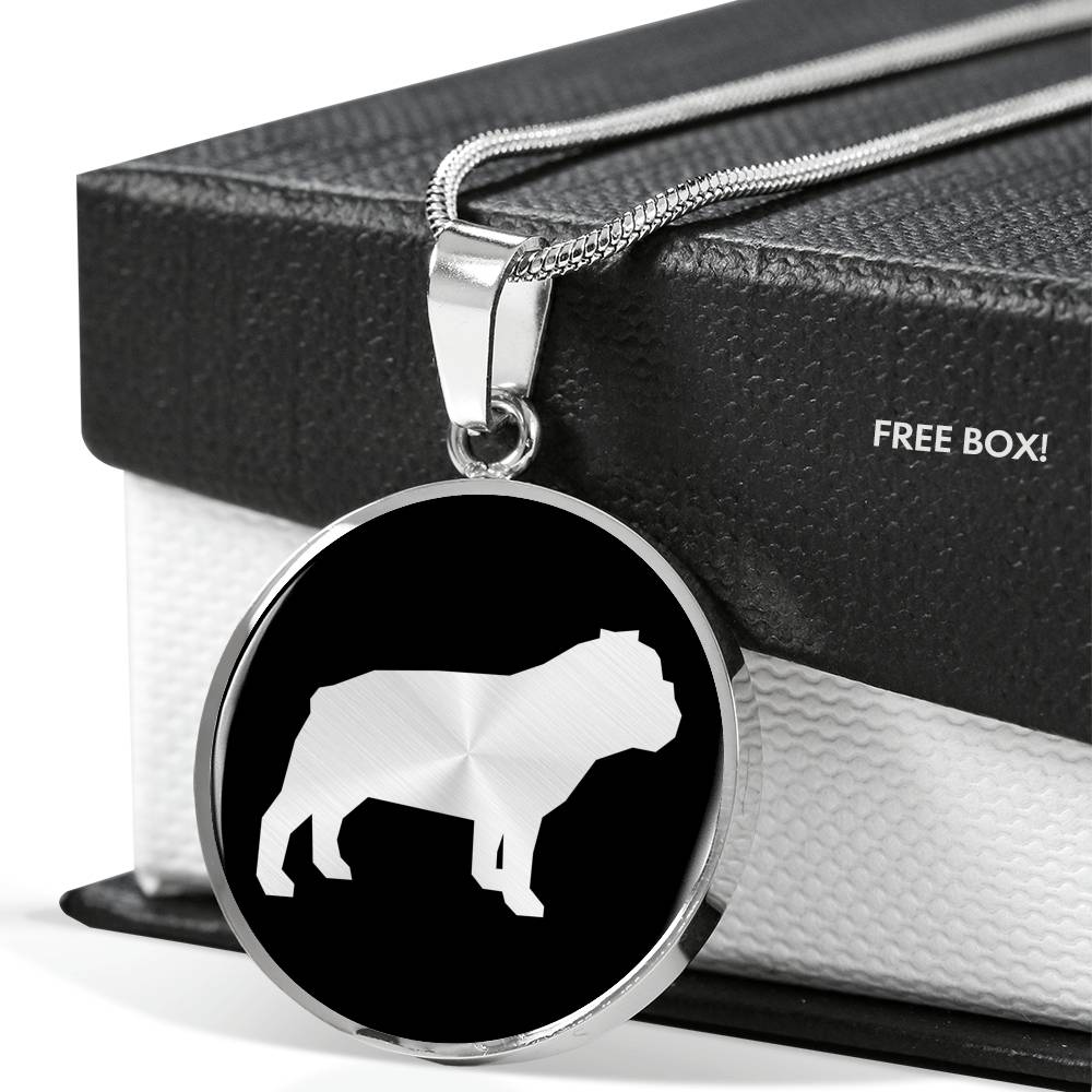 Bulldog Necklace - Bulldog Gift