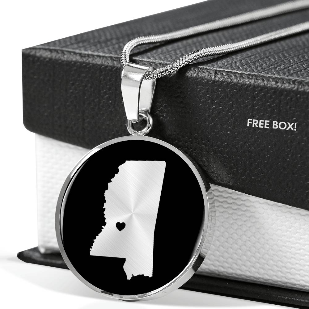 Mississippi Necklace - Mississippi Gift