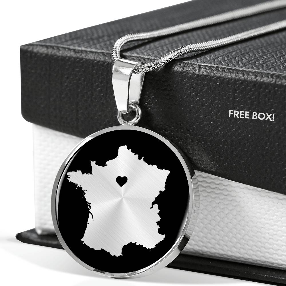France Necklace - France Gift