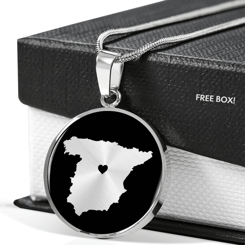 Spain Necklace - Spain Gift