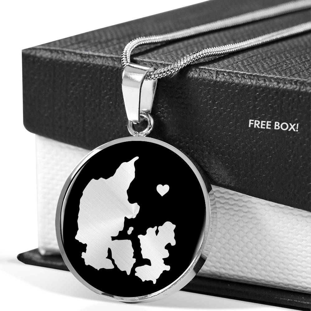 Denmark Necklace - Denmark Gift