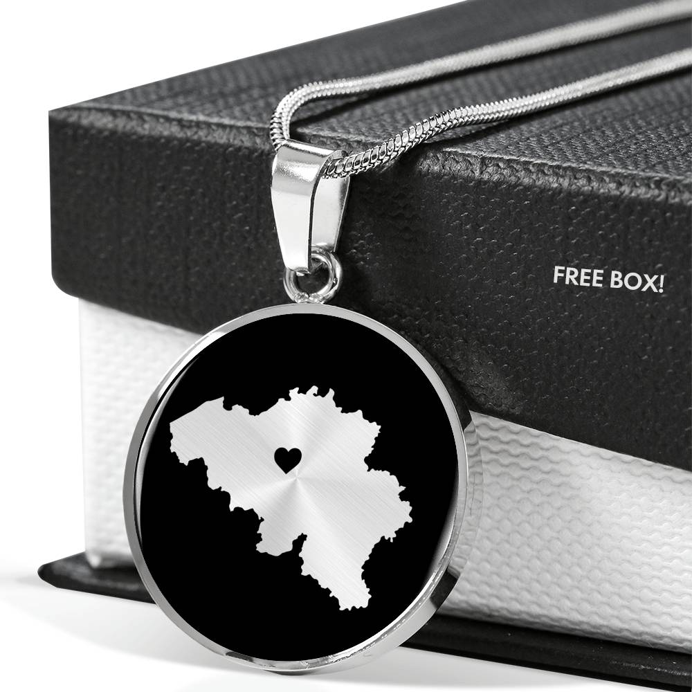 Belgium Necklace - Belgium Gift