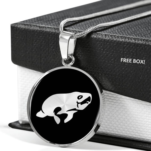 Manatee Necklace - Sea Cow Pendant