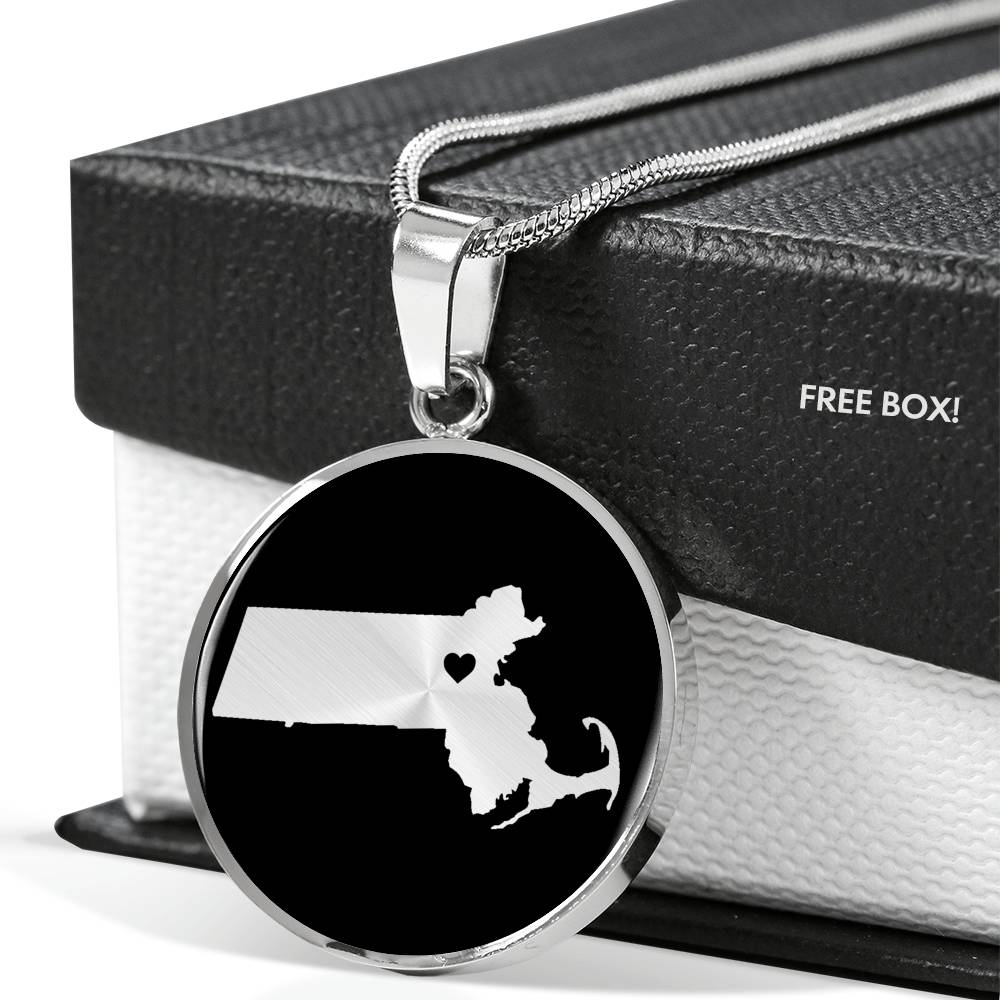 Massachusetts Necklace - Massachusetts Gift
