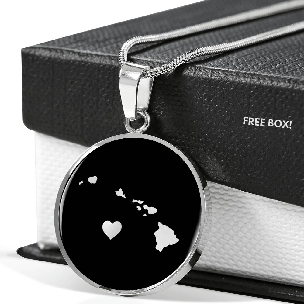 Hawaiian Islands Necklace - Hawaii Gift