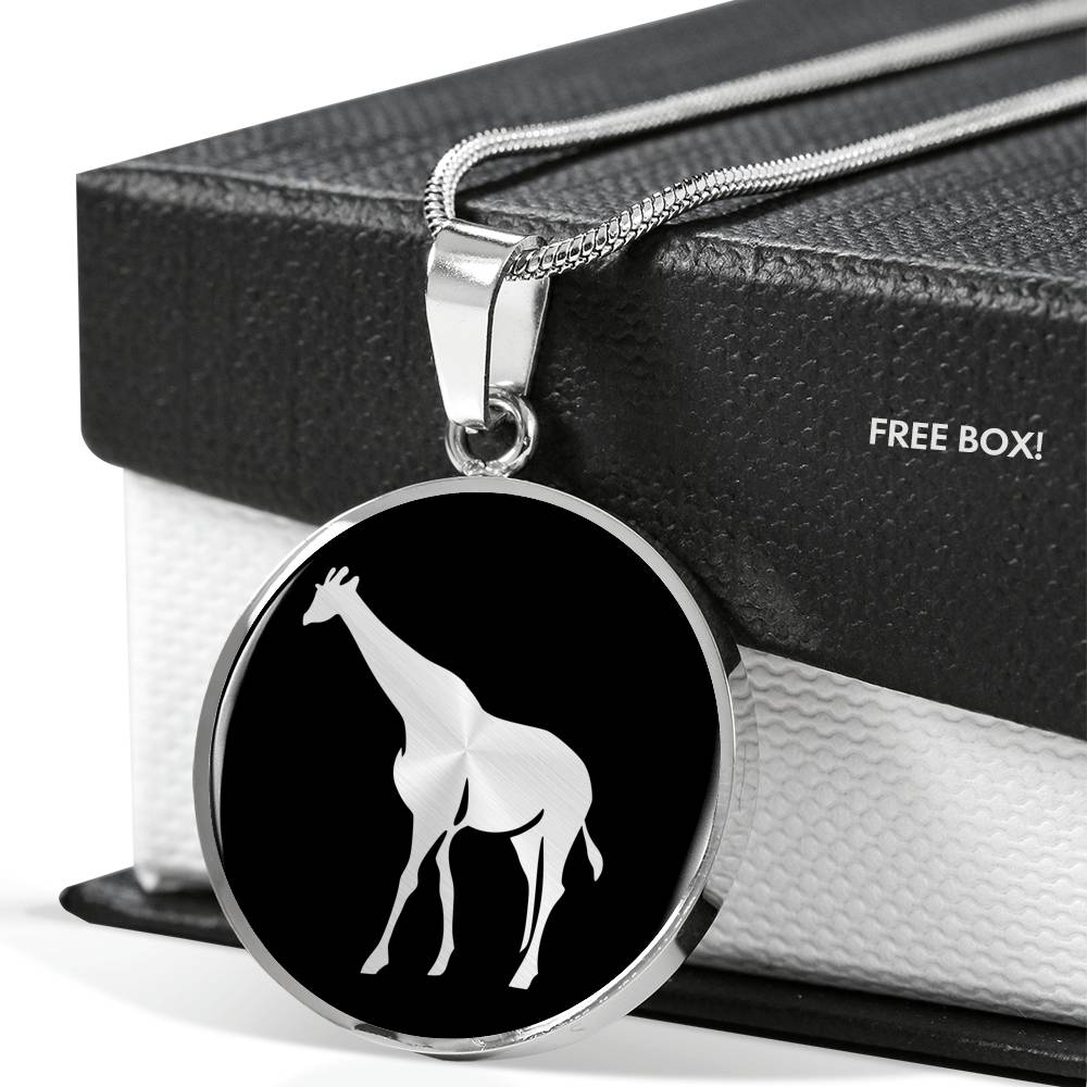 Giraffe Necklace - Giraffe Gift