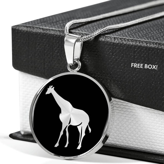 Giraffe Necklace - Giraffe Gift