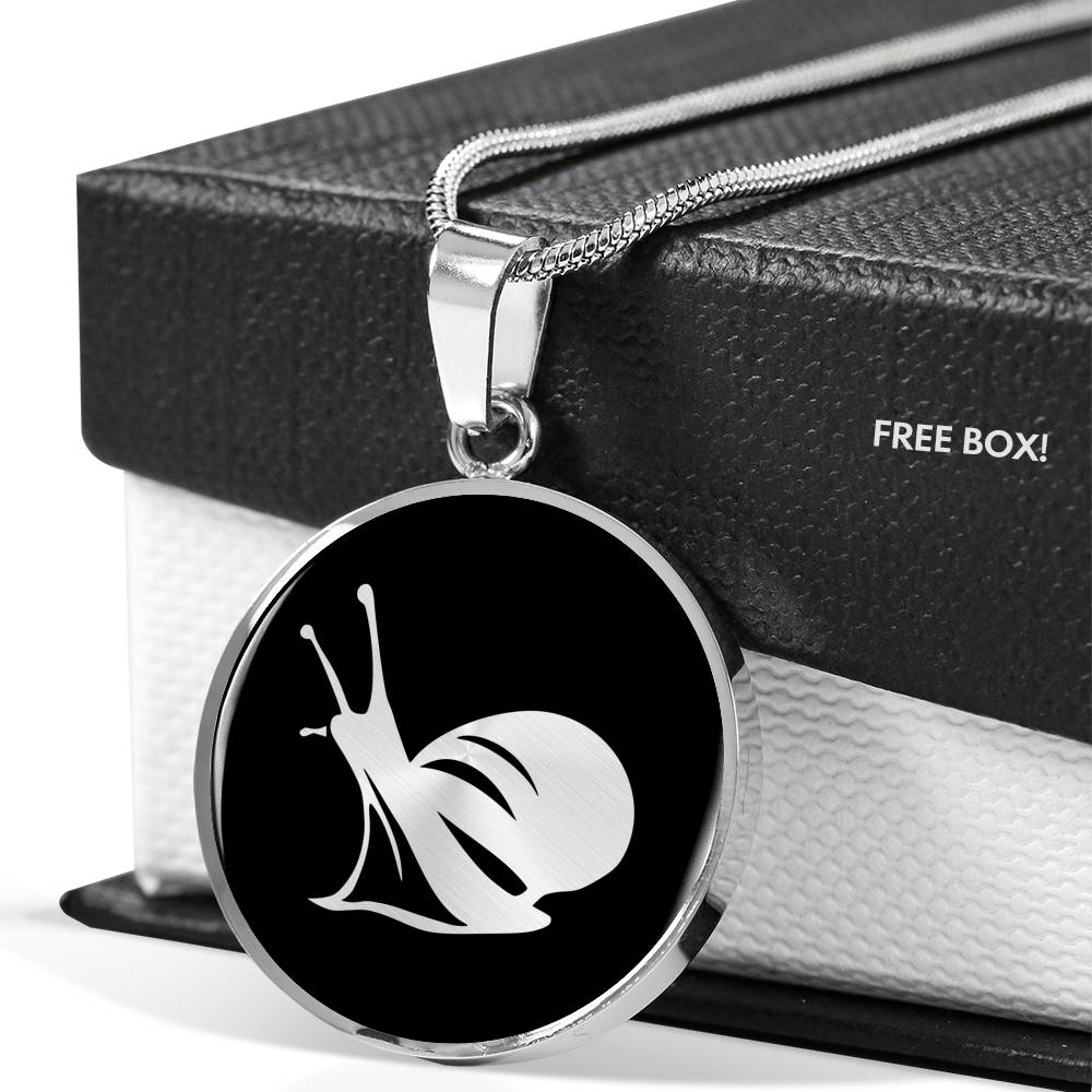 Snail Necklace - Snail Gift