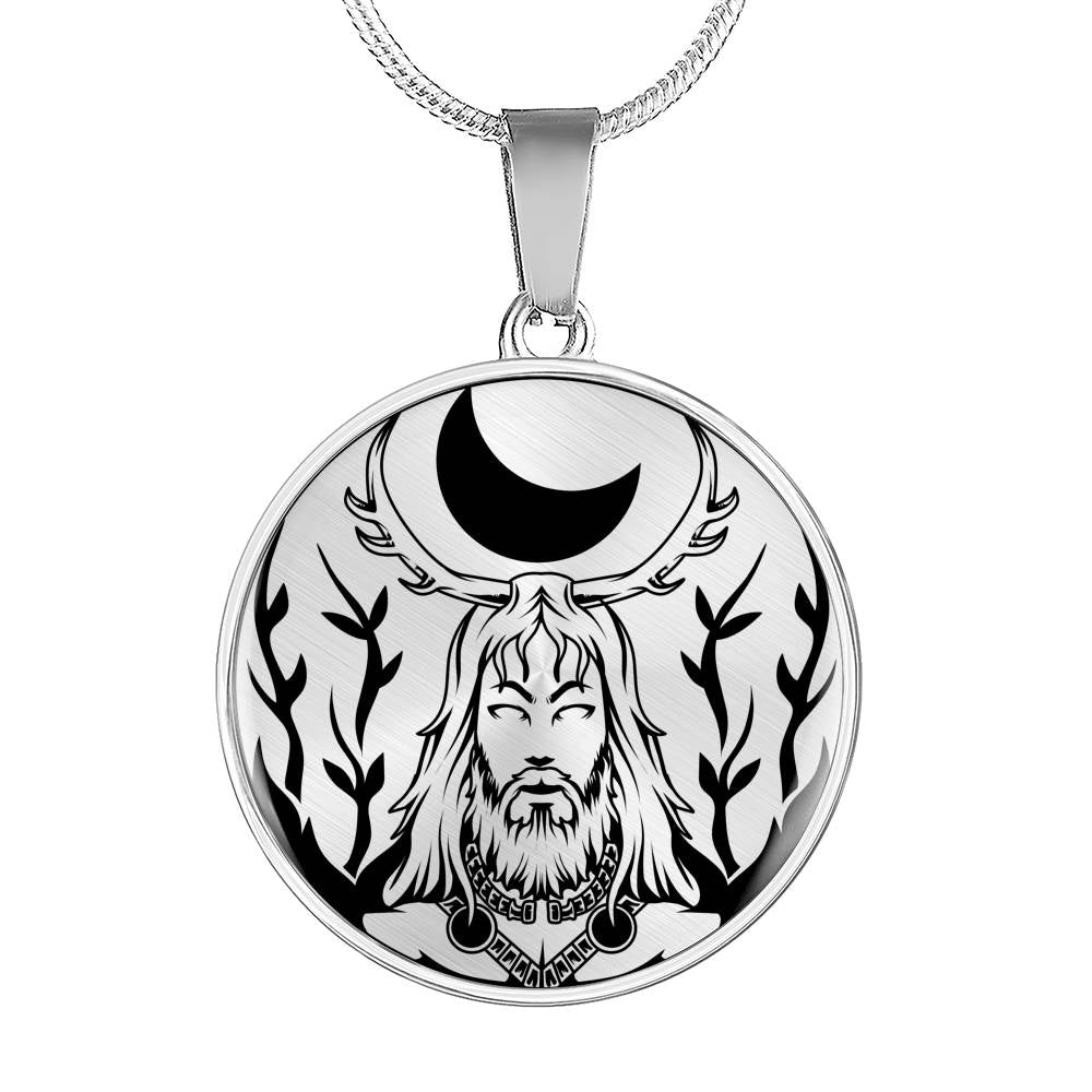 Cernunnos Necklace -  Horned God of the Forest
