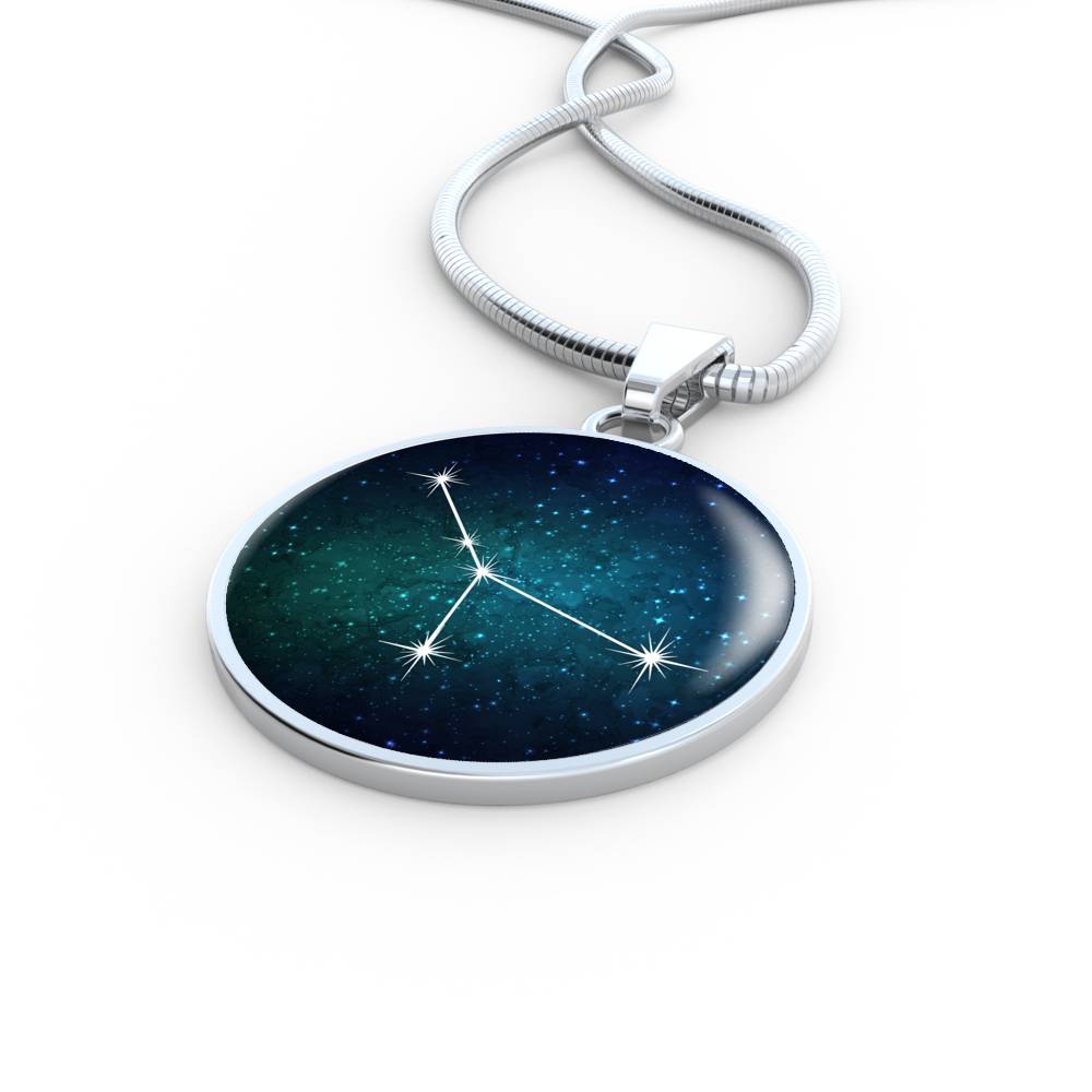 Cancer Necklace - zodiac necklace, constellation necklace