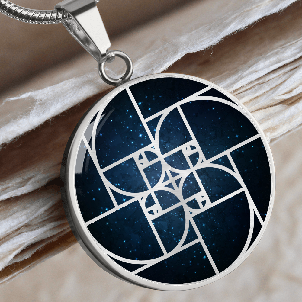 Fibonacci Spiral Necklace
