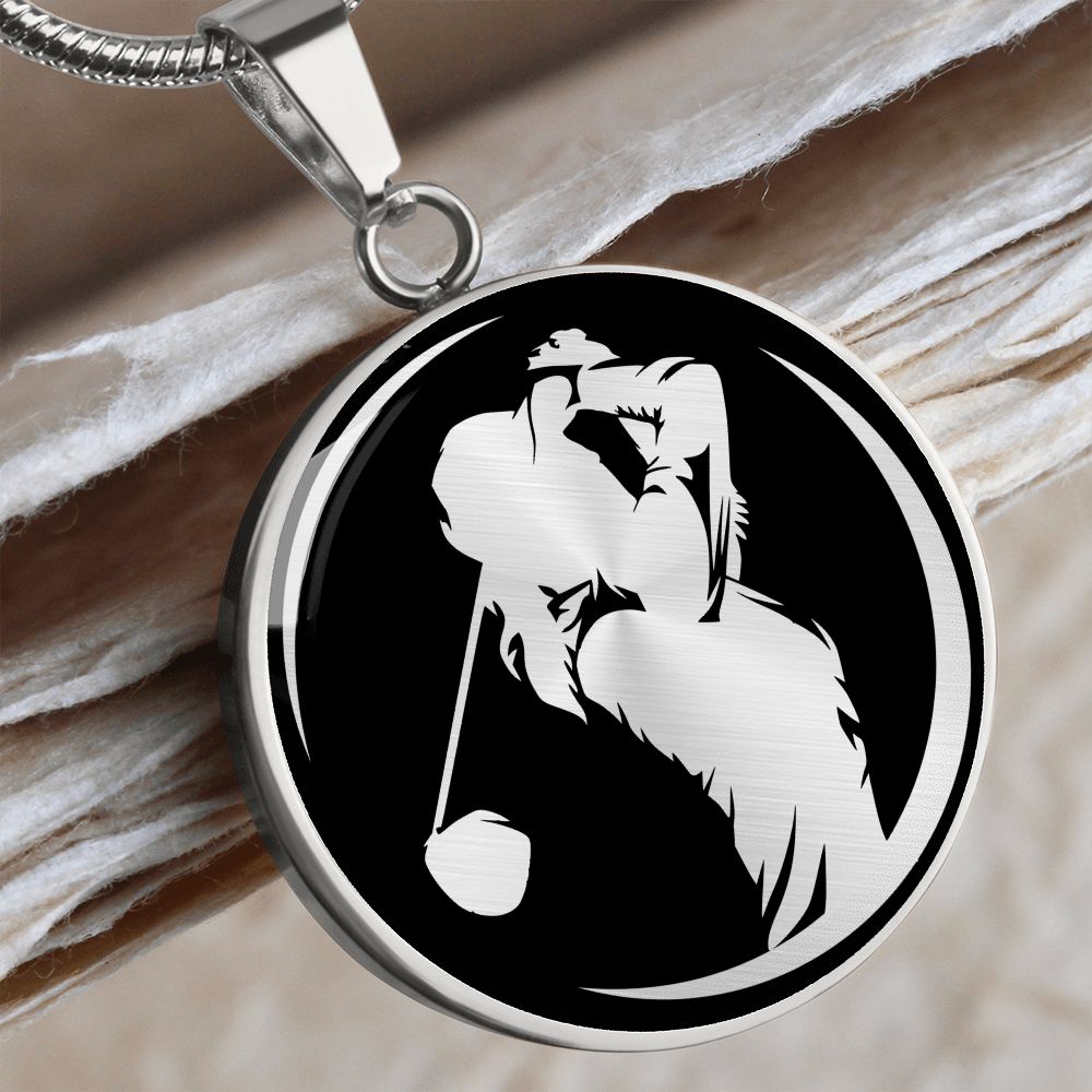 Woman Golf Necklace