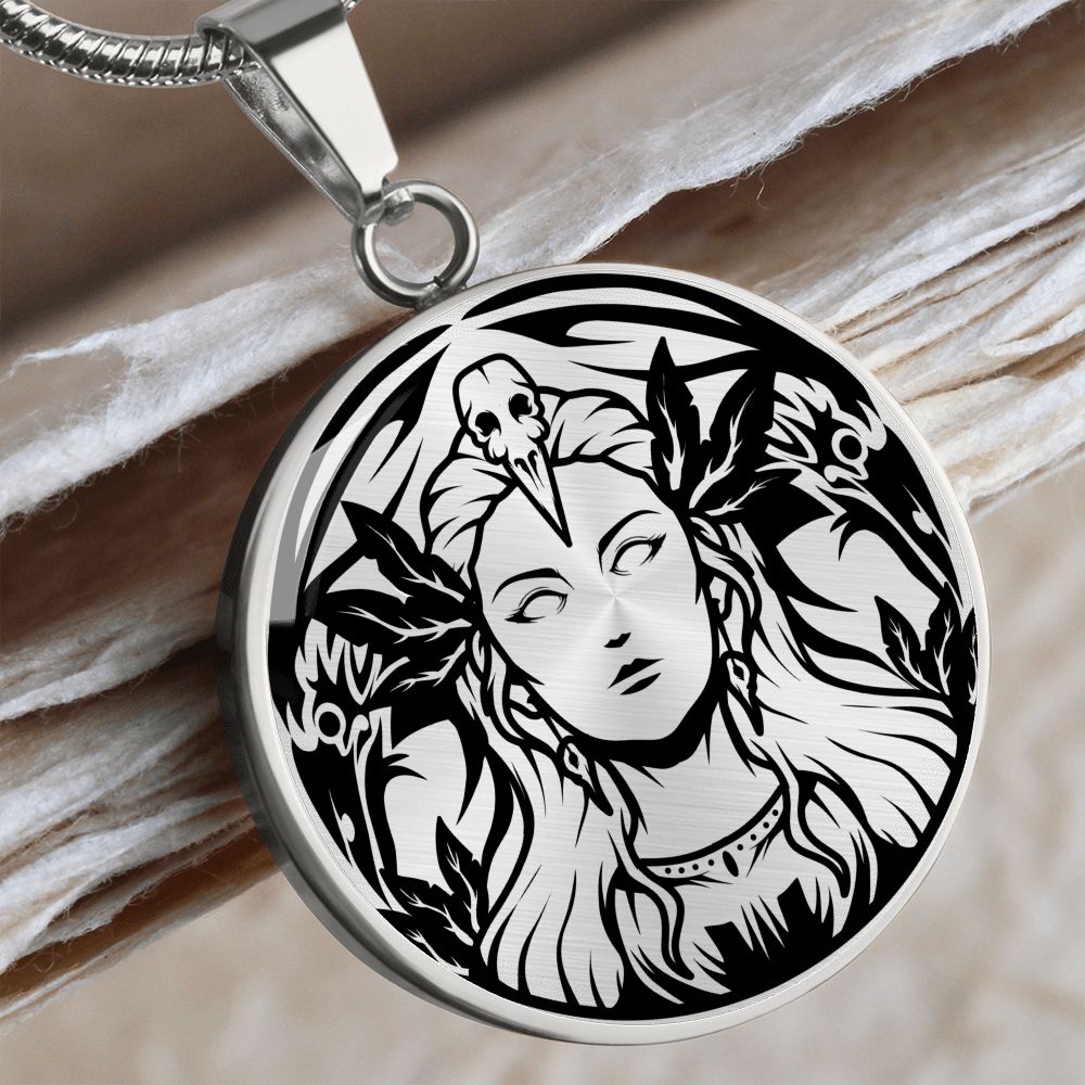 Morrigan Necklace - Goddess of death and war