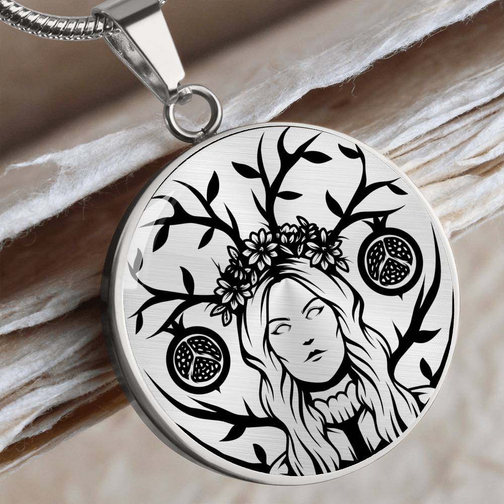 Persephone Pendant - Goddess Queen of the underworld