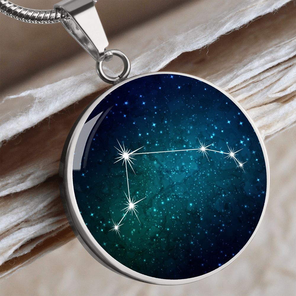 Aries Necklace - zodiac necklace, constellation necklace