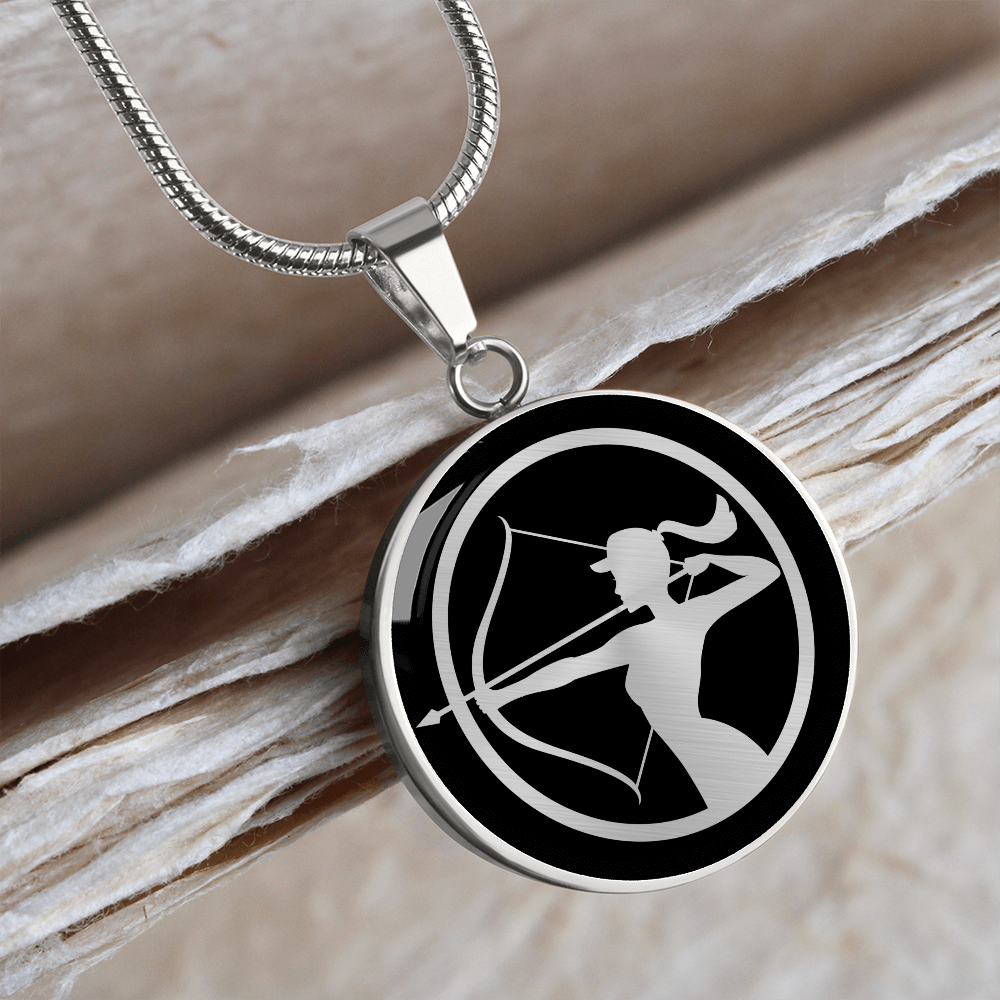 Woman Archery Necklace