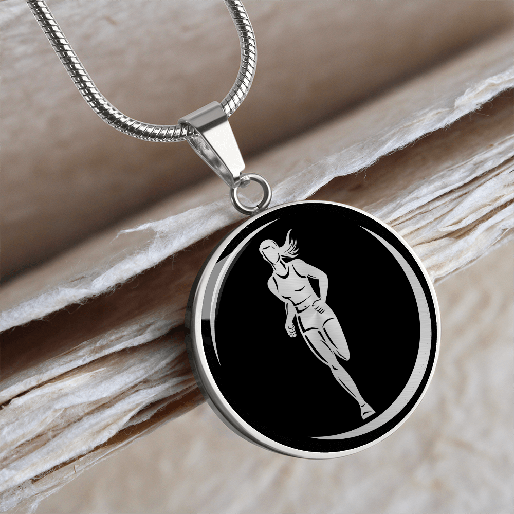 Woman Marathon Necklace